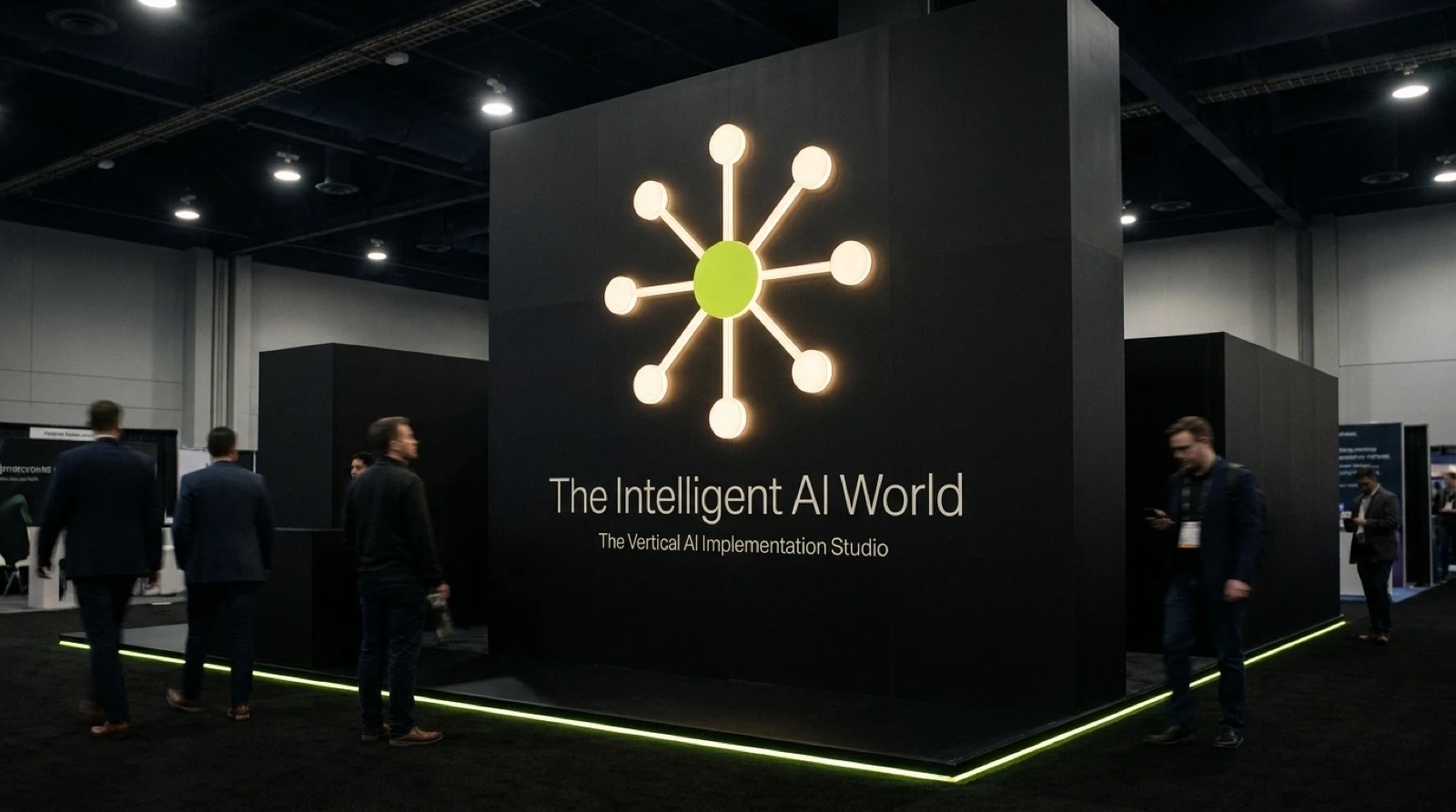 The IAW stand at a technology expo